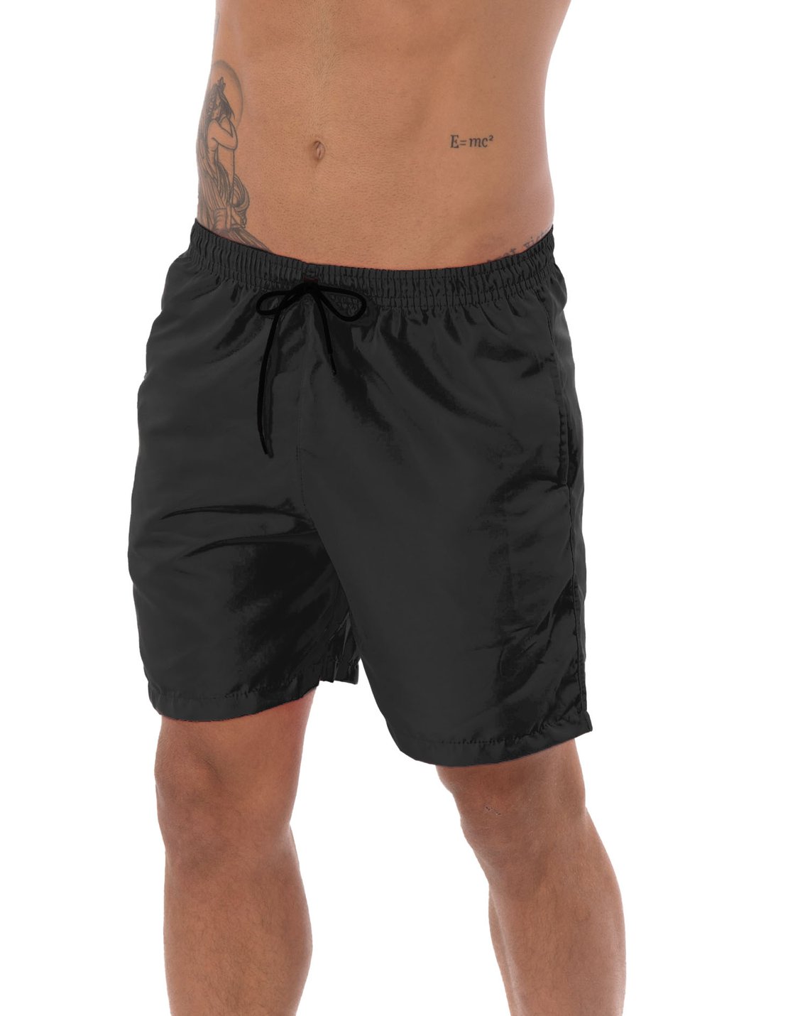 Men's Stretch Training Shorts Black - front